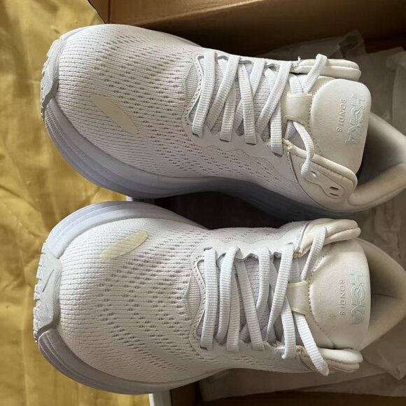 Hoka One One Women's White Trainers - Picture 7 of 8